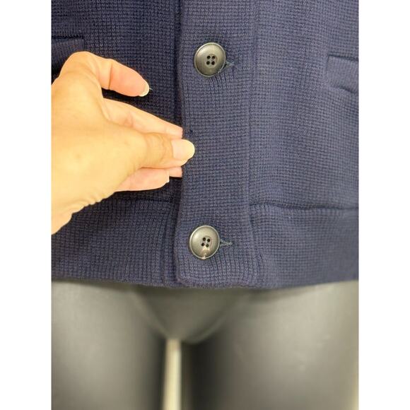 GIORGIO ARMANI Wool Cardigan Grandpa Sweater Luxury IT 46/US XL - Picture 7 of 16